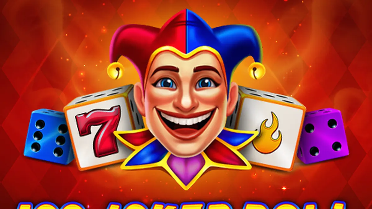Tampilan antarmuka permainan slot 100 Joker Roll